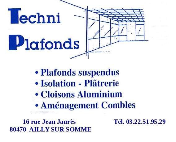 Techni Plafonds - Isolation Plâtrerie et Faux Plafonds à Amiens - Partenaire Ch